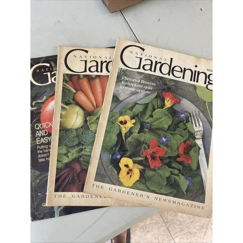 Vintage Craft Book Magazine Lot 14 Quilting Gardening Gifts‎ Hostess Hobbies BB4